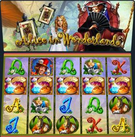 Игровой автомат Alice in Wonderland играть бесплатно Игровой автомат Alice in Wonderland играть бесплатно