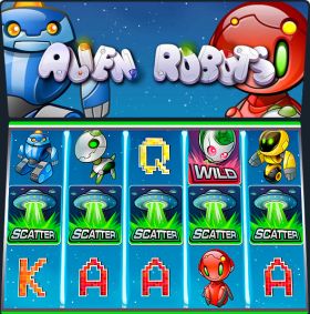 Игровой автомат Alien Robots играть бесплатно Игровой автомат Alien Robots играть бесплатно
