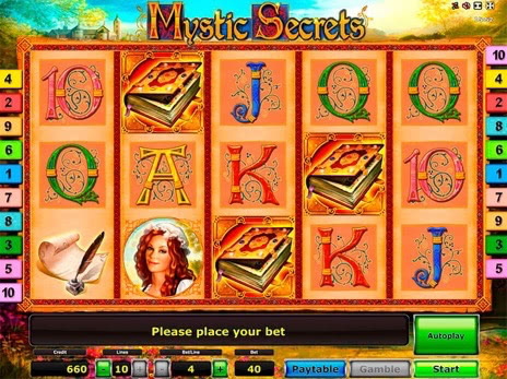 Онлайн автоматы Mystic Secrets выпадение бесплатных игр
