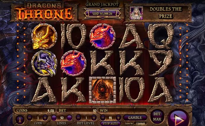 Игровой автомат Dragon`s Throne от Habanero.