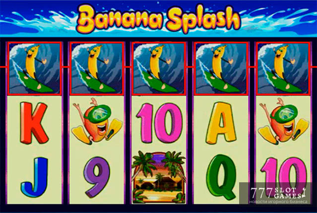 Игровой автомат Banana Splash нарушает осеннюю скуку