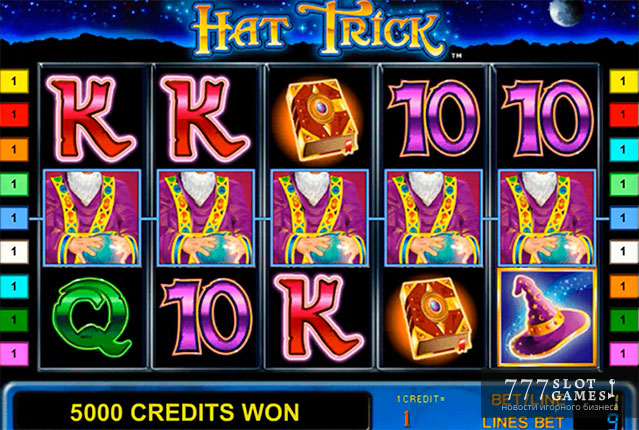 Игровой автомат Hat Trick – волшебник и его фокусы