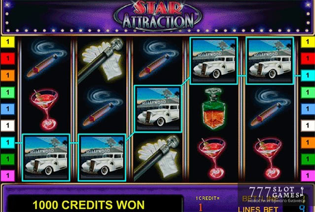 Игровой автомат Star Attraction из серии Multi Gaminators