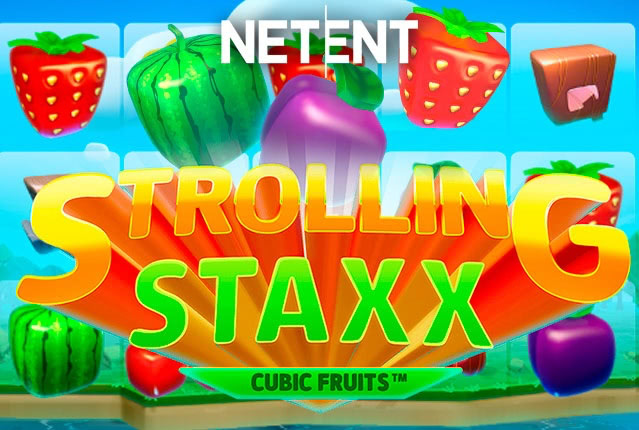 Слот Strolling Staxx: Cubic Fruits Игровые автоматы от NetEnt